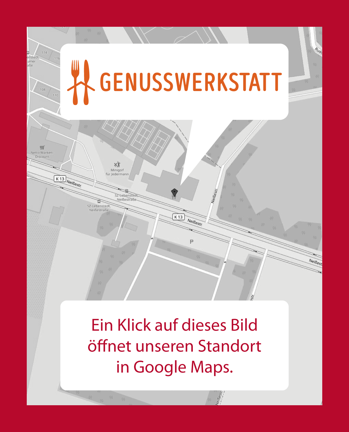 Genusswerkstatt Standort in Google Maps